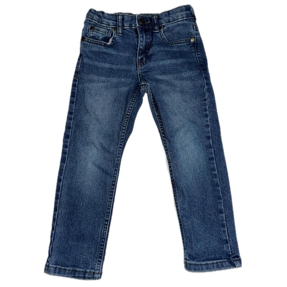 Nautica Boys Straight Denim Jeans Size Small Size 4 Blue 5-Pocket Style Zipper